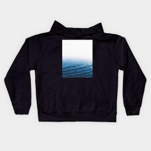 Coastal, Beach art, Blue Water, Sea, Ocean Kids Hoodie